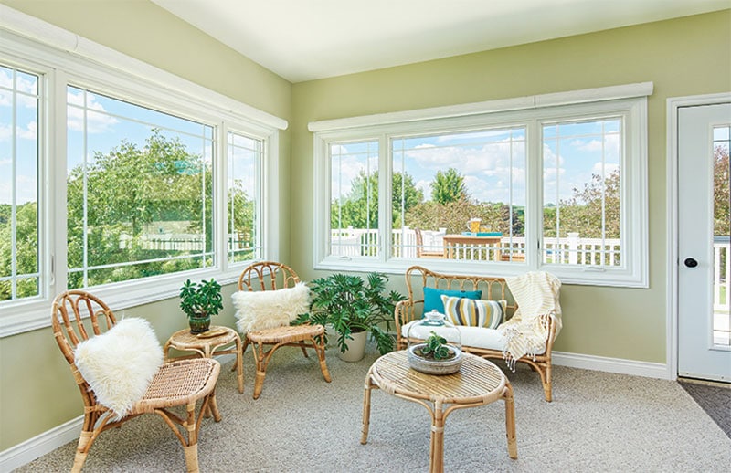Casement Windows for the Living Area